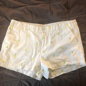 Lemon Print Shorts